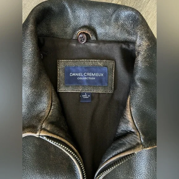 Daniel Cremieux Leather Jacket - Men’s Large